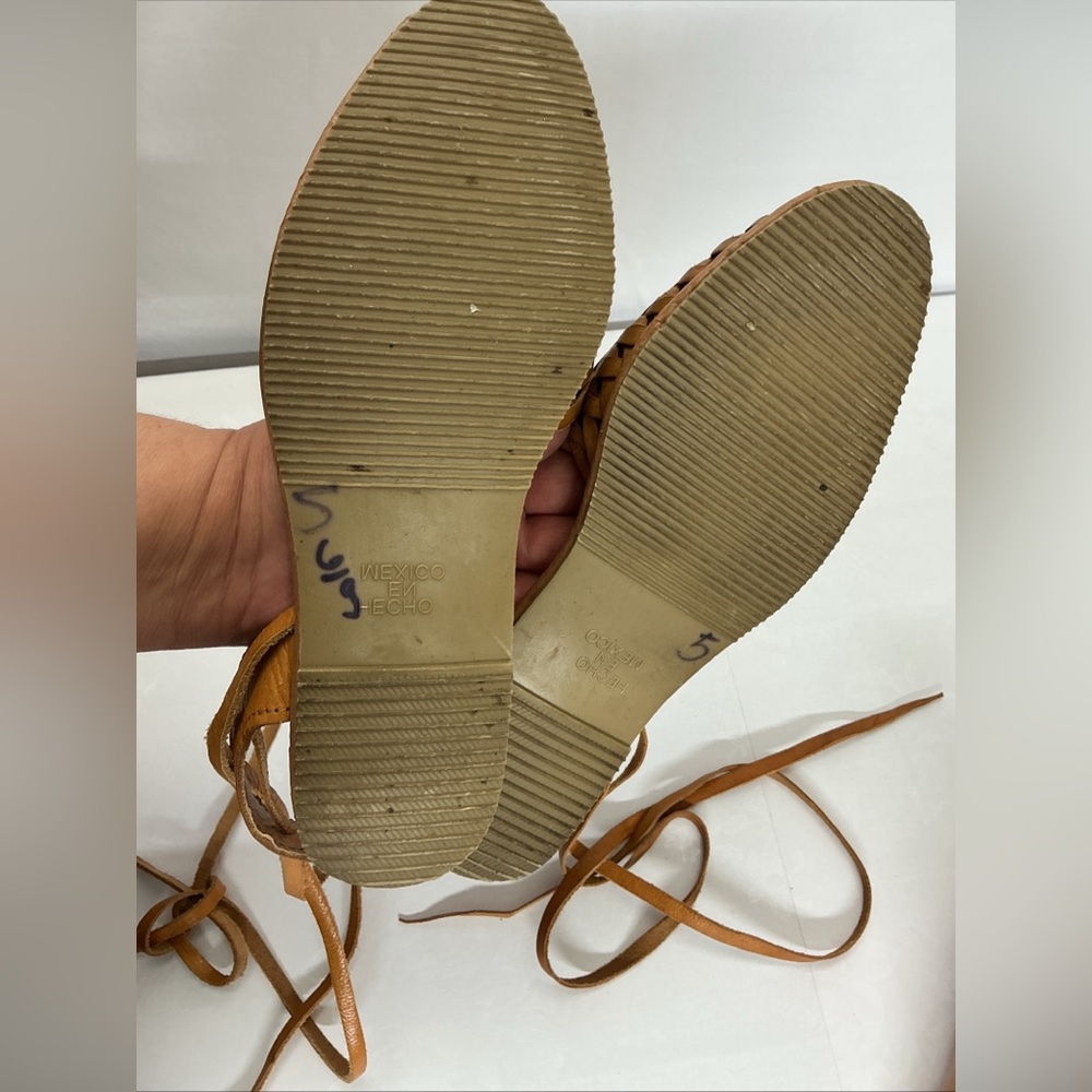 Brown Leather Women's Shoes - Picture 5 of 5